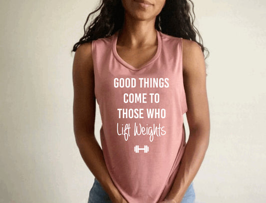 Good things come to those who lift weights