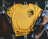 Mustard Yellow Melting Smiley Skull (limited time)