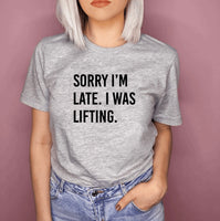 Sorry I’m late. I was lifting.