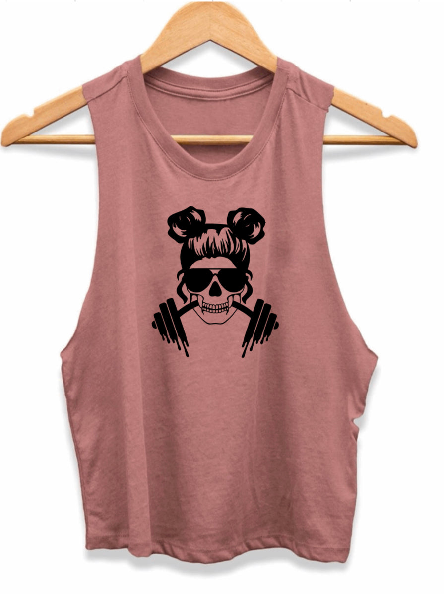 Skull Cropped Tank