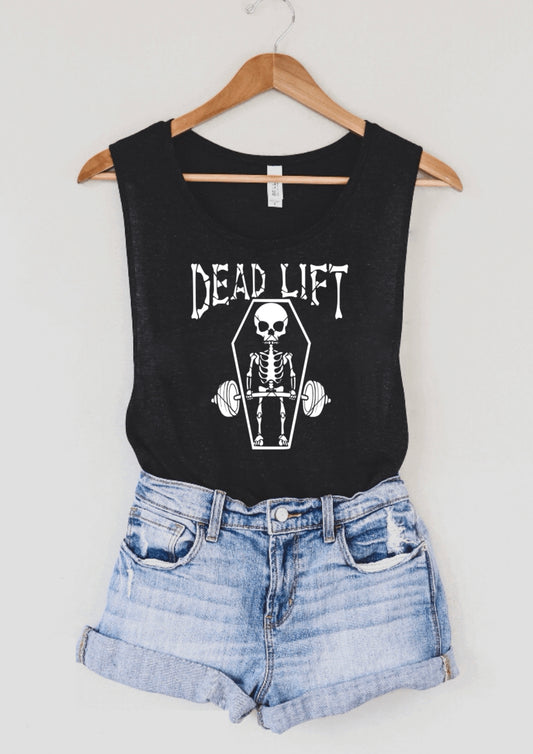 Skeleton Deadlift Muscle Tank