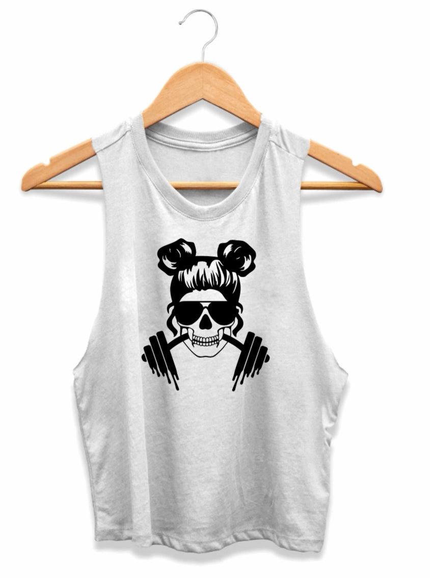 Skull Cropped Tank