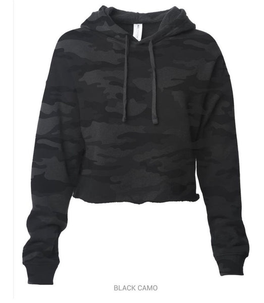 CREATE YOUR OWN - Cropped CAMO Hoodie