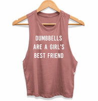 Dumbbells are a girl's best friend
