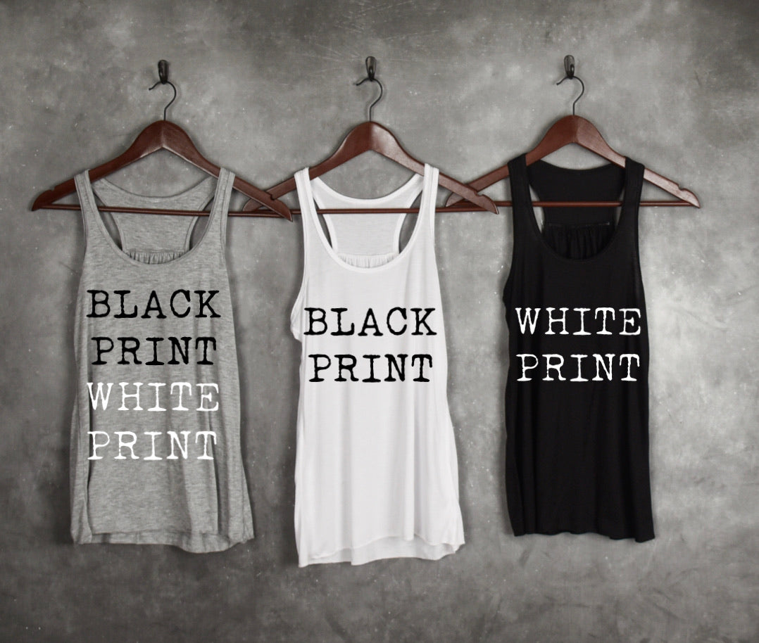 CREATE YOUR OWN - Racerback Tank