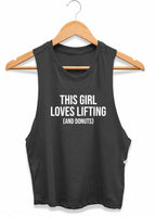 This girls loves lifting (and donuts)