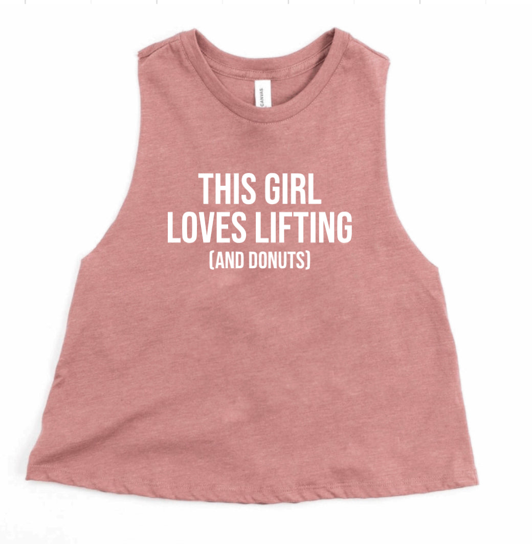 This girls loves lifting (and donuts)