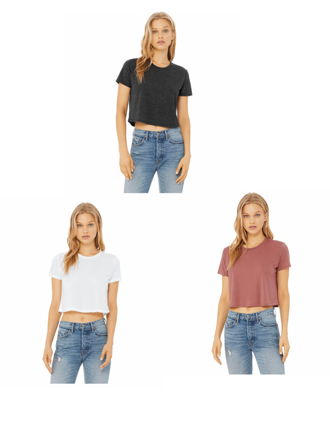 Strong Woman Vibe Cropped Tee