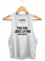 This girls loves lifting (and donuts)