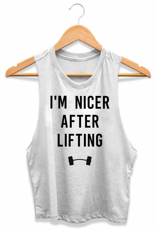 I’m nicer after lifting