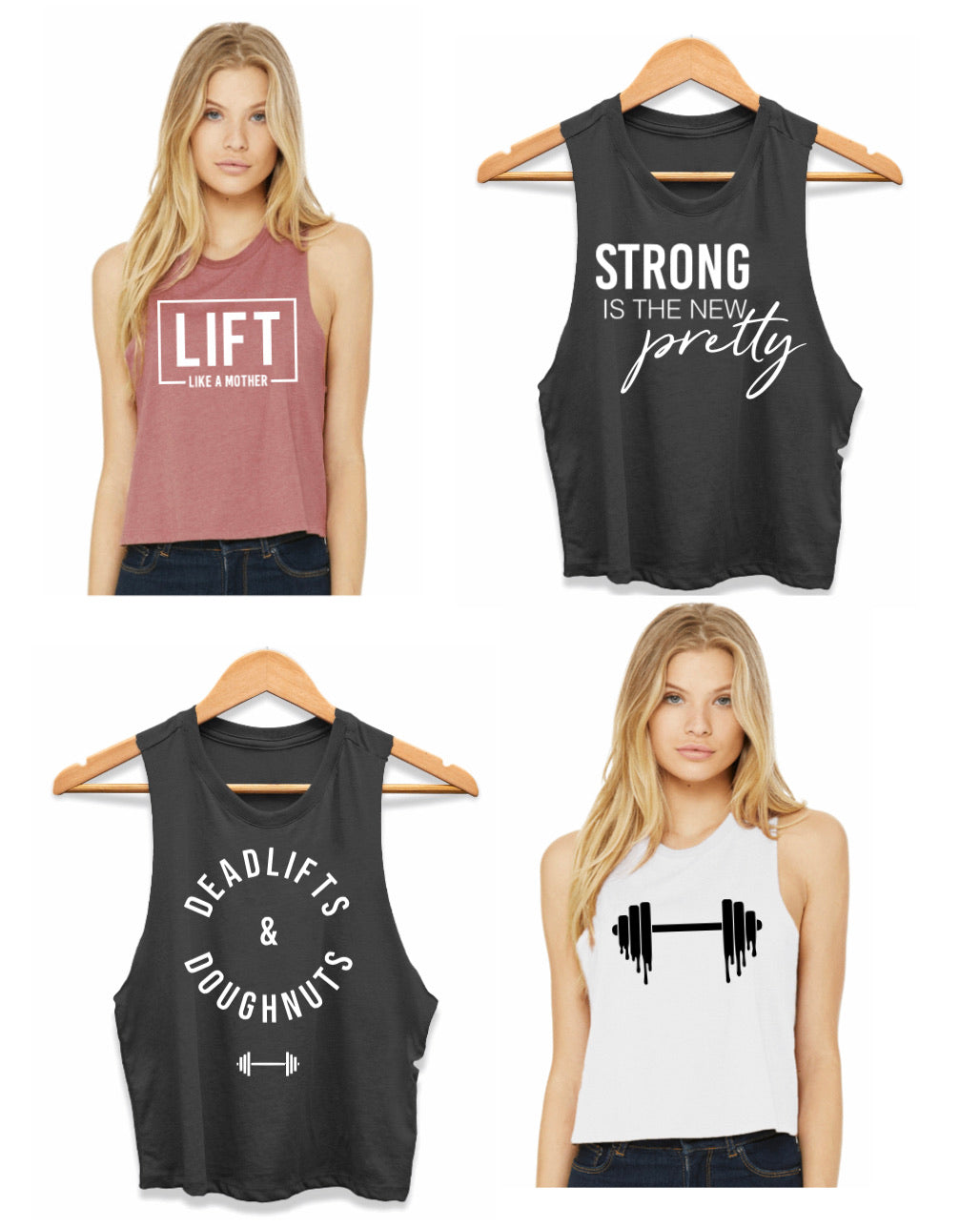 CREATE YOUR OWN - Cropped Muscle Tank